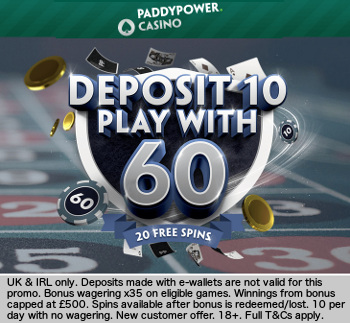 how to get free spins on paddy power
